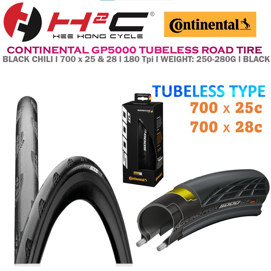 continental 700x25 tube